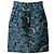 Dolce & Gabbana Jupe Crayon Jacquard en Polyester Bleu - vue 4