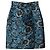 Dolce & Gabbana Jupe Crayon Jacquard en Polyester Bleu - vue 5