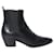 Saint Laurent Rock Chelsea Ankle Boots in Black Leather  ref.641626