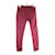 Sandro XS jeans Dark red Cotton  ref.641838