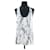 Top Balenciaga 40 Soie Blanc  ref.642183