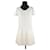 SéZane SEZANE Kleid 36 Weiß Baumwolle  ref.642452