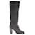 Chanel boots 40.5 Black Leather  ref.642741