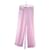 Chloé Pantalones Chloe 36 Rosa Lana  ref.642976