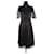 Louis Vuitton Kleid 40 Schwarz Baumwolle  ref.644357