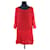 Ba&Sh robe festança 2 Vermelho  ref.644807