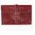 Hermès Hermes Jige Red Leather  ref.644922