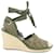 Fendi sandals 39 Khaki Cloth  ref.644973