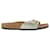 Birkenstock sandals 36 Silvery Leather  ref.645519