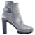 Santoni Boots 35 Grey Leather  ref.645643