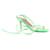 Amina Muaddi Sandals 39 Green Leather  ref.646167