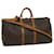Louis Vuitton Keepall Bandouliere 55 Brown Cloth  ref.646412