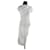 vestido Balenciaga S Branco Seda  ref.646590