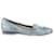Chatelles Ballerinas 37 Silvery Leather  ref.646698