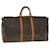 Louis Vuitton Keepall 55 Brown Cloth  ref.646754