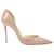 Bombas Christian Louboutin 39.5 Bege Couro  ref.646841