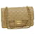 CHANEL Classic Matelasse 25 Chain Flap Shoulder Bag Lamb Skin Beige Auth 31229a Golden Leather  ref.647057