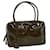 PRADA Shoulder Bag Enamel Brown Auth fm1573  ref.647079