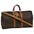 Louis Vuitton Keepall Bandouliere 55 Brown Cloth  ref.647441