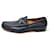 Gucci Loafers Slip ons Navy blue Leather  ref.647587