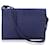 Fendi Bolsa ou clutch de cetim azul vintage com costuras Lona  ref.647650