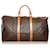 Louis Vuitton Brown Monogram Keepall Bandouliere 50 Cloth  ref.647677
