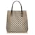 Gucci Brown GG Supreme Tote Bag Beige Cloth Cloth  ref.647703