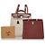 Hermès Zaino Hermes Brown Herbag Canvas Marrone Beige - vista 10