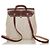 Hermès Zaino Hermes Brown Herbag Canvas Marrone Beige - vista 3