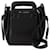 Ami Accordion Bucket Bag in Black Leather  ref.647845