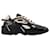 Raf Simons Cylon-21 Sneakers in Pelle Avorio e Nera Multicolore  ref.647868