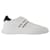 Hogan Allacciato Slash H Sneakers in White Canvas Cloth  ref.647968