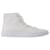 Acne Ballow High Tag W in Pelle Bianca Bianco  ref.648002