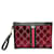 Gucci Clutch-Taschen Schwarz Rot Leder  ref.648127