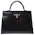 Hermès hermes kelly Black Leather  ref.648307