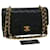 CHANEL Classic Matelasse 23 Chain Flap Shoulder Bag Lamb Skin Black Auth 31230a Golden Leather  ref.648443