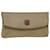 Céline CELINE Macadam Canvas Clutch Bag PVC Leather Beige Auth cl142  ref.648457