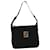 FENDI Mamma Baguette Zucca Canvas Shoulder Bag Nylon Black Auth rd2785  ref.648540