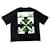 Off White T-shirt blanc cassé à imprimé Weed Arrows New Season Coton Noir  ref.648742