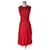 Christian Dior Dresses Red Viscose  ref.646994