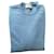 Cerruti 1881 Single ply pure cashmere jumper in heathered white AZUR blue  ref.647618