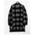 Isabel Marant Etoile Gabrie Plaid Coat Black Grey Dark grey Wool Polyamide  ref.648703