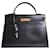 Hermès hermes kelly Black Leather  ref.648825