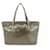 Gucci Pewter Silver Imprime Monogram Medium Zippered Shopping Tote  Leather  ref.649017