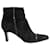 Salvatore Ferragamo Mid Heel Ankle Boots in Black Suede   ref.649021