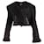 Cappotto corto in shearling di Adidas Originals x Yeezy in pelle di agnello nera Nero  ref.649030