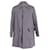 Balenciaga Mackintosh Coat in Grey Cotton  ref.649034