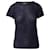 Apc A.P.C. T-shirt col rond en tencel bleu marine Lyocell  ref.649049