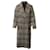 Isabel Marant Double-Breasted Plaid Trench Coat in Multicolor Lana Vergine Multiple colors Wool  ref.649080