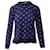 Apc NO.P.C. Suéter com estampa floral em algodão azul marinho  ref.649086